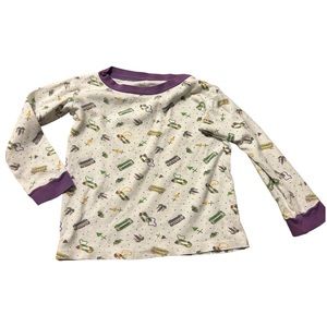 La Luna The Nola Mardi Gras themed pajama top size 5